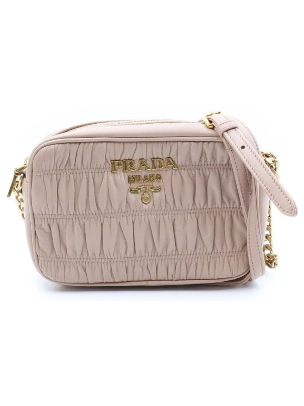 Prada Nappa Gaufre Camera Bag Pink